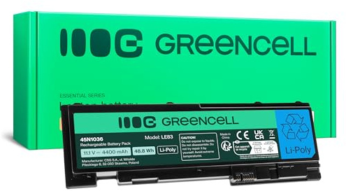 Green Cell Laptop Akku für Lenovo 45N1036 45N1037 45N1038 42T4844 42T4845 42T4846 42T4847 0A36287 0A36309 für Lenovo ThinkPad T420s T430s T420si T430si (3400 mAh, 10.8-11.1V)