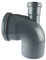 MKK – 19561 – HT 90 ° Bend Easy Double Junction DN 110 50 Waste Tidy Grey
