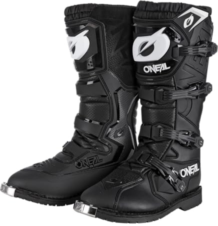 O'NEAL | Motocross-Stiefel | Enduro Motorrad | Komfort durch Air-Mesh-Innenleben, vier Verschlussschnallen, hochwertiges Synthetik-Material | Boots Rider Pro | Erwachsene