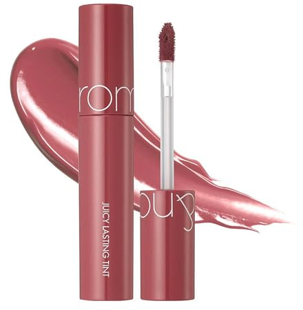 rom&nd Juicy Lasting Tint 5.5g 4 Colors #Bare Juicy (18 MULLED PEACH) | Korean Lip Tint | Hydrating & Plumping | Long Lasting Hydration | Non Sticky Finish | MULLED PEACH - V1
