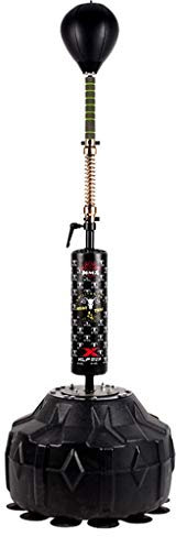 Standboxsäcke Boxsack Cobra Bag Fitness Reflex Tasche Boxsack High Rebound Boxing Speed Ball Höhenverstellbar 145-180cm (Color : Black, Size : 50 * 50 * 180cm)