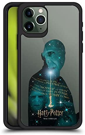 Head Case Designs Officially Licensed Harry Potter Voldemort Yew Wand Deathly Hallows XXXVIII Black Shockproof Dual Protection Case Compatible With Apple iPhone 11 Pro