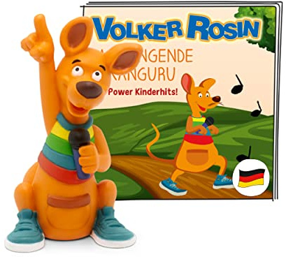tonies Hörfiguren für Toniebox, Volker Rosin – Das singende Känguru, Kinderlieder für Kinder ab 3 Jahren, Spielzeit ca. 50 Minuten