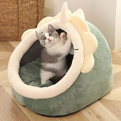 1Pcs Bett Für Katzen Haustier Korb Katze Bett Gemütliche Kätzchen Kissen Katze Haus Zelt Weiche Warme Kleine Hund Matte Tasche Waschbar Betten Und Möbel