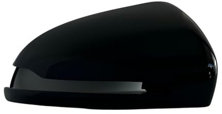 Spieg Spiegelkappe Rechts für Mercedes W205 W222 2013-2019 Schwarz Glänzend