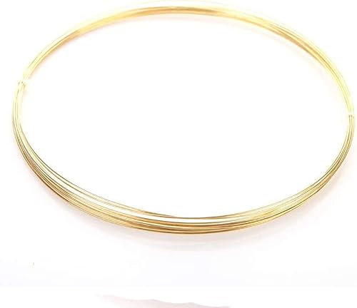 MENDOE Kupferdraht Messingdraht, blanker Messingdraht, Basteldraht aus Messing, einzelner Kupferdraht, Länge 20 Meter-Diameter 1mm