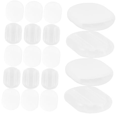 HOODANCOS 40stücke Ohrclip-Polster Transparente Ohrklemmen-Pads Schmerzlose Ohrclips-Griffe rutschfeste Ohrclips-zubehör Geeignet Für Ohrclips