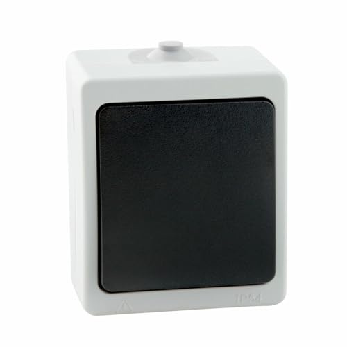 Interruptor IP54 de Superficie – Resistente al agua y polvo, ideal para exteriores y entornos exigentes.