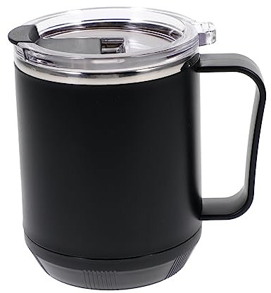 PRETYZOOM Edelstahl Trinkbecher Mit Deckel Auslaufsicher Isoliert Abnehmbar Leicht Für Camping Wandern Kaffee Tee Becher Mit Ergonomischem Griff Und Rostfreiem Material