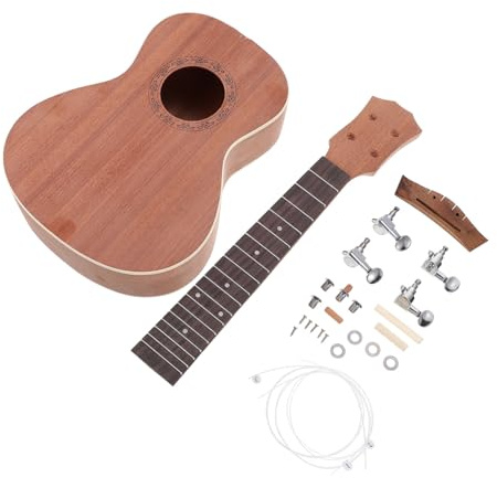 TOYANDONA 1satz Ukelele Bausatz Malbare Ukulele Für Handgemachte Materialien Einfache Montage Fördert Rhythmus Und Selbstvertrauen