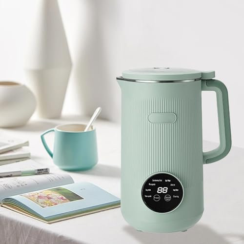 Nut Milk Maker Machine with 10 Blades Automatic Soybean Machine with Keep Warm 35oz Homemade Soy Almond Oat Coconut Plant Based and Non Dairy Beverages