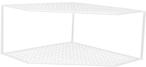 VALICLUD Corner Display Shelf Sturdy Frame Pan Organizer for Kitchen Counter Multi Function Draining Pot Rack Space Saving Storage for Pans and Cookware