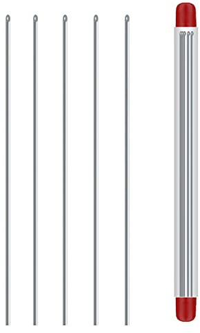 JDIEOQA Lot de 5 grottes à appâts en acier inoxydable pour la pêche