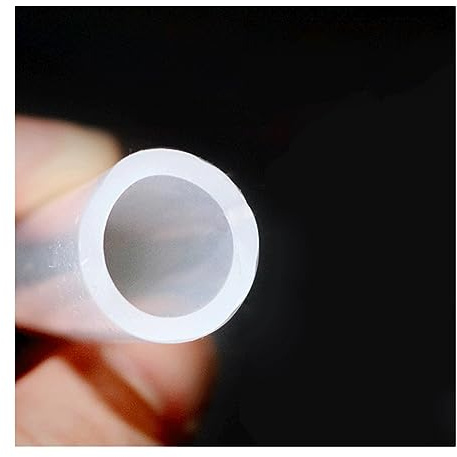 ACVACV Tuyau Flexible en Silicone de 10 m, for Tuyau d'arrosage, Tuyau Souple d'aquarium, raccords de vanne de vidange(4x6 mm)