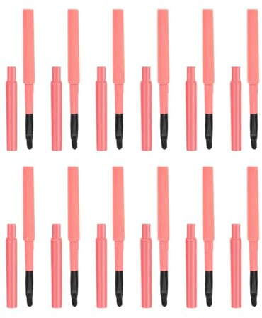 Makeupborstset Med 12 12 stycken infällbara och dammtäta makeup | Makeupborstset för nybörjare För Flickvän Nybörjare Makeupartister Hustru Resor Och