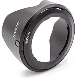 vhbw paraluce sostituisce Canon LH-DC100 per obiettivi da 67mm - nero, plastica, tulipano
