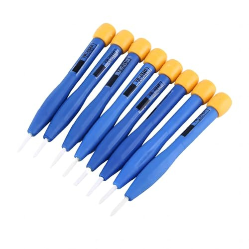 VIFERR 8 pezzi Cacciavite Antistatico, Cacciavite Punte in Ceramica Cacciavites per Taratura Set di Utensili Manuali