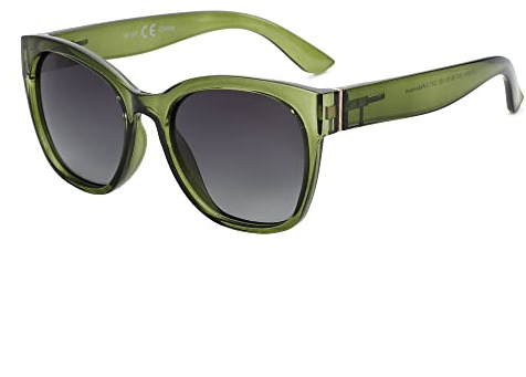 ZENOTTIC Vintage Cat Eye Sonnenbrille für Damen - Polarisiert, Groß, UV400 Schutz, Retro Shades, Designerstil