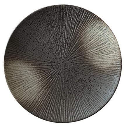 Snowflyk Assiette, Plat de Cuisson en céramique Mate, Petites Assiettes à lasagnes Rondes Individuelles Uniques