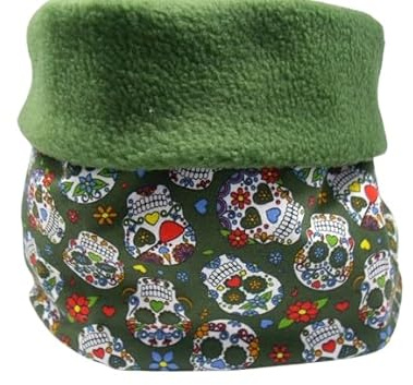 Hundeloop, Hundeschal, Baumwolljersey u. Fleece, Größe L bis 50 cm Kopfumfang