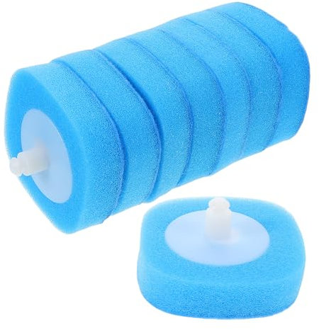 Alipis 8piezas Escobilla De Baño Recambios De Cepillo De Inodoro Esponjas Desechables