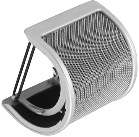 Levemolo U-förmiger Mikrofon Popfilter aus Stahl und Pp mit Stabilem Schwamm Klassischer Windschutz für Handmikrofon zur Aufnahme und Live Übertragung