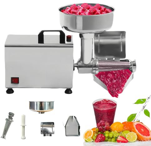 Glowdora Elektrische MarmeladenmaschineFür DenHaushalt, Elektrische Marmeladenmischmaschine, Tomatenmühle InHandelsqualität, Tomatenpresse, Schnelle, Köstliche Marmelade ZumSelbermachen