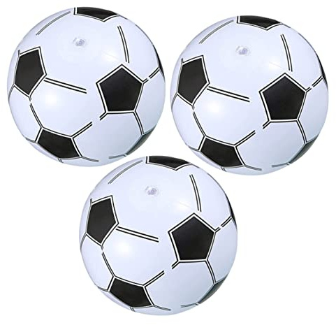 CHICAMPERA 3 Piezas de Fútbol Inflables para Balones Reutilizables para Fiestas y Acuáticos