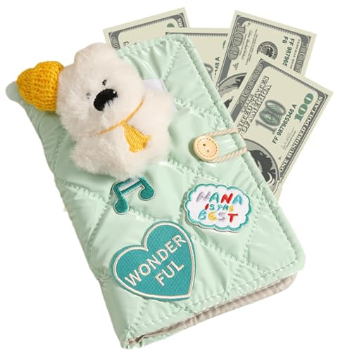 Livre d'économies d'argent - 19 x 12 cm - Ours mignon - Rangement facile des devises - Planification du budget des vacances pour étudiants, , adultes, famille, lieu de travail et voyage