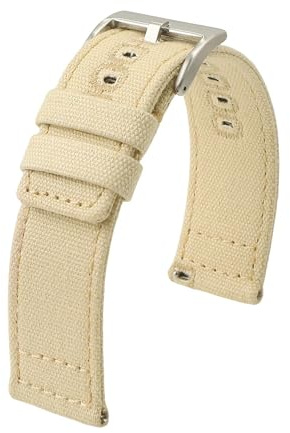 Klockarmband i canvas 3/4 40 mm 44 klassiskt 46/42 snabbkopplingsarmband 18 19 20 22(Khaki,22mm)