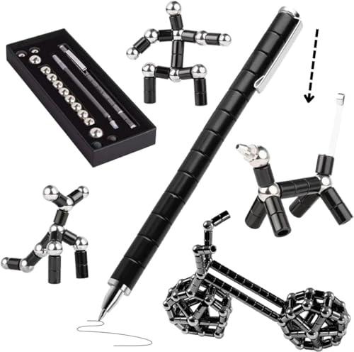 Fidget Pen Gifts Cool Gadgets Gift Ideas Cool Things Best Gift Novelty (Black)