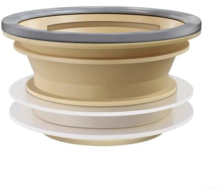 Rubber Toilet Seal Ring, Toilet Flange Gasket Replacement for Floor Mounted Toilet, Toilet Bowl Seal Bathroom Repair Part