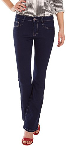 Fraternel Jeans Donna Bootcut Stretch Blu Taglia: S