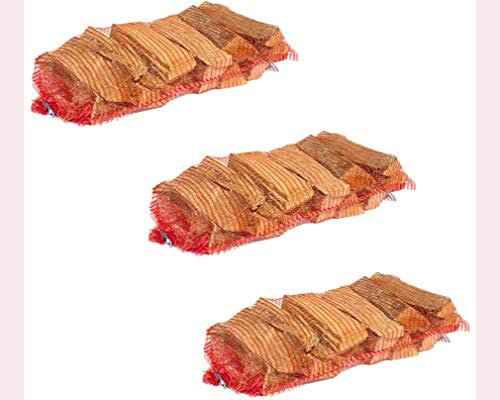 LEGNA DA ARDERE 42KG N.3 SACCHI DA 14KG TOTALE DI 45KG DI LEGNA ACACIA CERRO QUERCIA DA ARDERE PER BARBEQUE CAMINETTO FUOCO CASA - La legna può essere soggetta a calo di peso con la stagionatura.