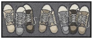 Salonloewe Minimatte Sneakers I Schmutzfangmatte & Fußabtreter für Innen 30 x 75 cm