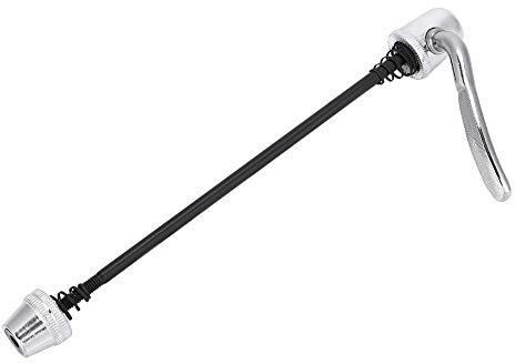Für Mountainbikes Schnellverschlusshebel Fahrradspieß Fahrtrainingsplattform Schnellspannhebel Fahrradtrainer Spieß Schnellspanner Rollentrainer, für Mountainbike- und Indoor-Radsporttrainer Silber