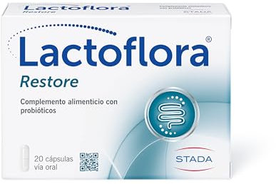 Lactoflora Restore - Probióticos, 20 cápsulas 500 g