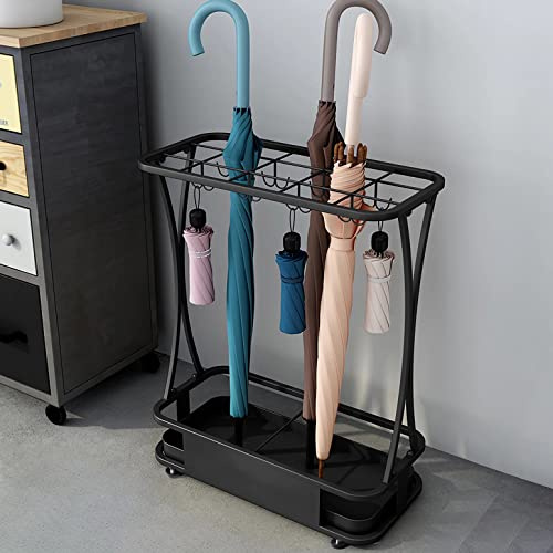 GeLive Umbrella Holder Entryway Umbrella Display Stand Rack Umbrella Container Cane Rack Walking Stick Stand Golf Club Organizer Metal Home Office Patio Decor Indoor Outdoor Stored 31 Umbrellas