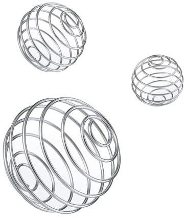 3 Pcs Shaker Ball Whisk, Stainless Steel Shaker Ball 3 Sizes Mixing Ball Protein Mixer Shaker Bottle Cup Wire Whisk