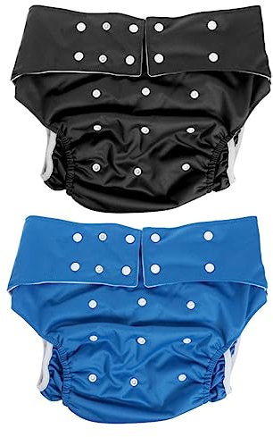 BCOATH 2stücke Wiederverwendbare Erwachsenenwindel Mit Verstellbarem Taillendesign Auslaufsichere Urinalhose Für Senioren Männer Frauen Und Jugendliche Atmungsaktiv Und Bequeme Stoffwinde