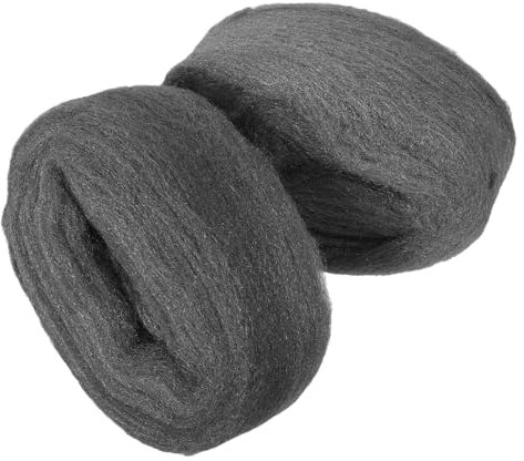 BELLIFFY 0000 Rollo de Lana de Acero Reutilizable Resistente para Madera Metal Cromo Aluminio Pulido Limpieza Eliminación de Óxido