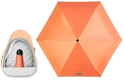 NTIYOU Folding Umbrella Mini Women's Umbrella Light Five-folding Sun Rain Portable Pocket Anti-UV Umbrella Women Sunshade Sunscreen Umbrellas Portable