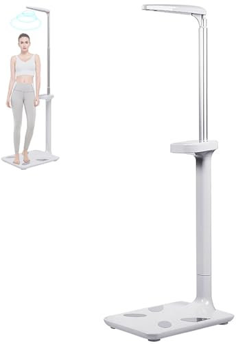 MFYDPP Balance médicale numérique, capacité de 440 lb/200 kg, Balance médicale numérique pour la Plage de Mesure de la Taille 80-195 cm, Appareil de Mesure de la Graisse corporelle IMC