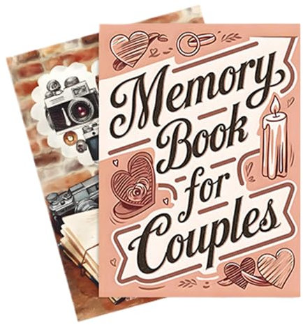 Foto Erinnerungsbuch,Gedenkbuch - Liebeserinnerungen Chronik Paar-Tagesplaner Für Dating Geburtstag Flitterwochen Hochzeit
