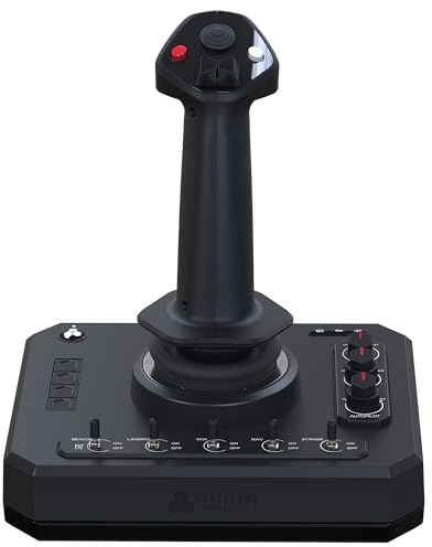 Honeycomb Foxtrot Aviation Stick - flight stick for flight simulation, premium gimbal mechanism, 16bit Hall Effect Sensors, ambidextrous design, compatible with MSFS 2024/2020 for PC & Mac [video game]