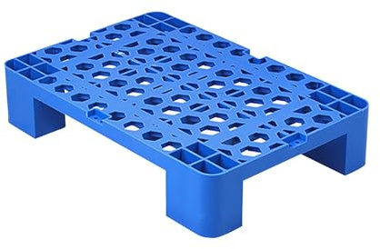 Palés Plástico Ligeros, Palet de Envío Encajable, Tarimas de Almacenamiento de Polietileno, Palet de Suelo Encajable for Interiores, Exteriores, Garajes, Cocinas y Sótanos.(50x30cm/20x12in)