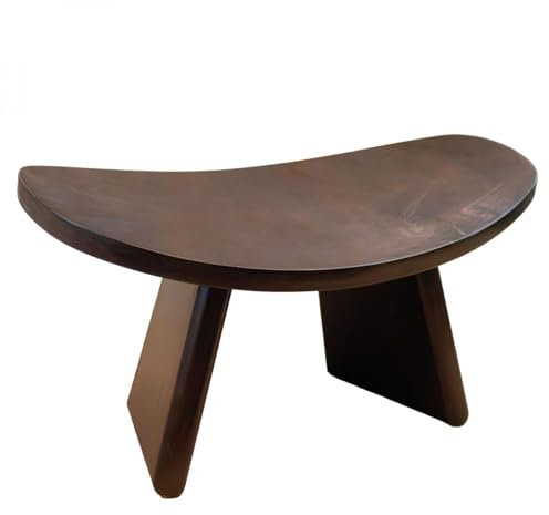 Vivezen – Banco o Taburete ergonómico y Desmontable para meditación y Yoga, de Madera de Caucho