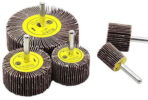 SPORTARC 80 grana 80 mm Flap ruota levigatura ruote falda abrasivo levigatrice per ruote lamellari abrasivi carta vetrata disco ruota per trapano utensile rotante lucidatura smerigliatura sbavatura