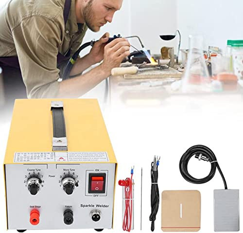 JOSKAA Laser Welding Machine 80A 400W 110/220V 0.5-1mm Welding Range,Jewelry Welding Machine,Butt Welder Welding Ring Machine Gold And Silver Necklace Welding for Welding Jewelry