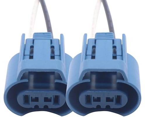 HiSport 2PCS 9005 HB3 H10 9145 Fog Light Female Connector